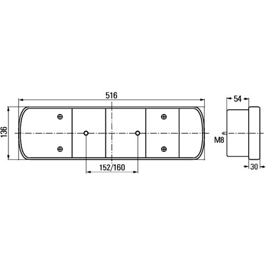 2VP 008 205-031 - Combination Rearlight 