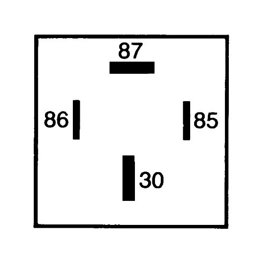 4RA 003 437-091 - Rele, työvirta 