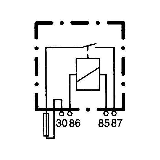 4RA 003 530-001 - Relä, huvudström 