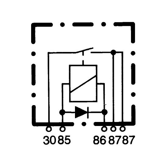 4RA 933 791-091 - Relay, main current 