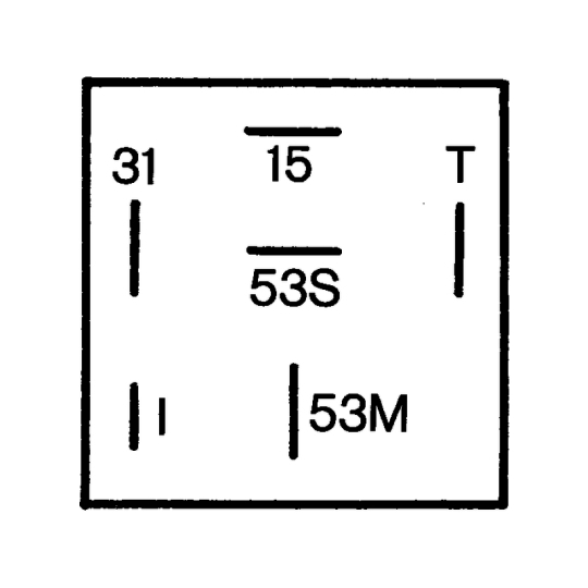 5WG 003 620-097 - Relay, wipe-/wash interval 