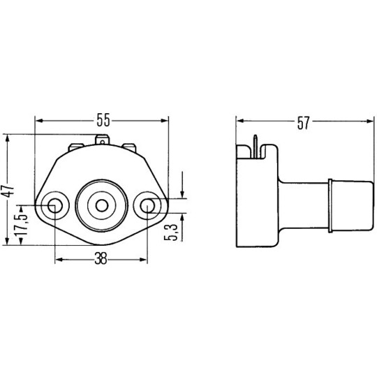 6AJ001 751-021 - Switch, headlight 