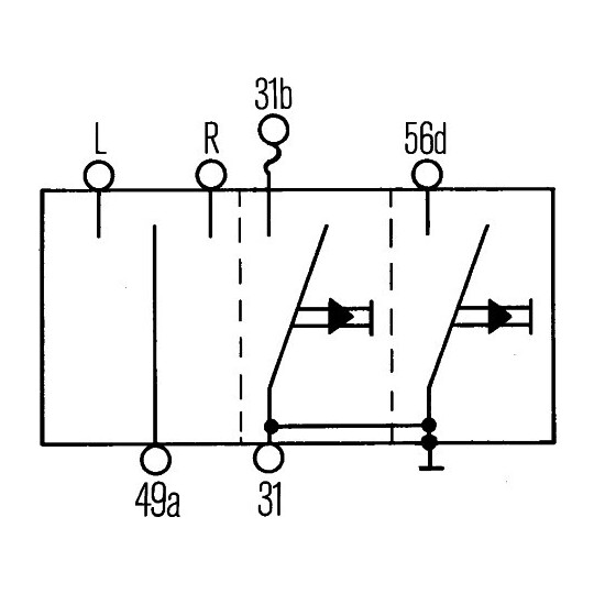 6BA 001 539-001 - Control Stalk, indicators 