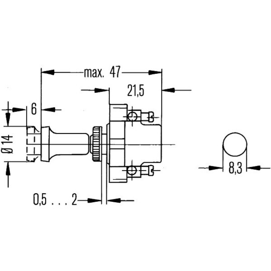 6ED 001 563-021 - Kytkin 