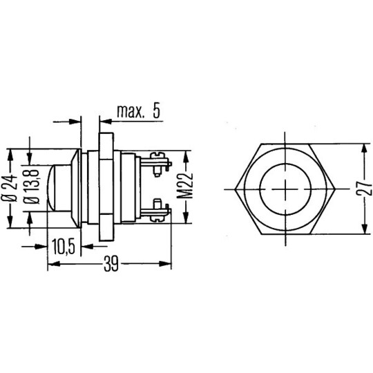 6JF 001 571-001 - Ignition-/Starter Switch 