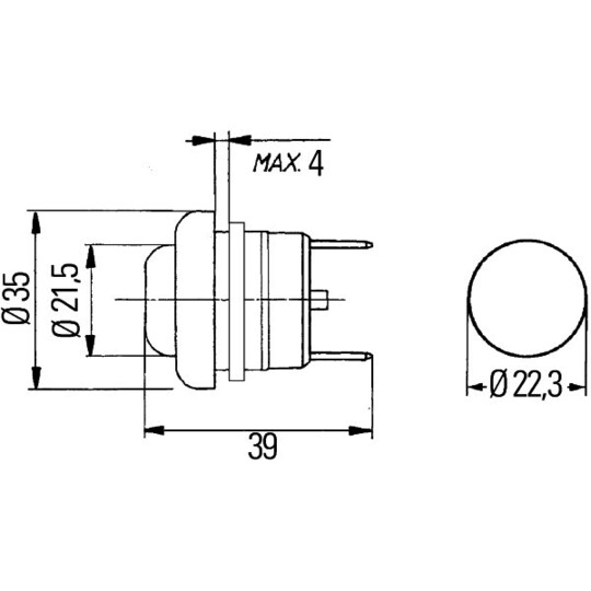 6JF 001 571-047 - Ignition-/Starter Switch 