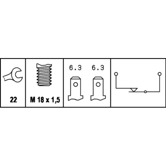 6ZF 004 843-001 - Lüliti, tagurdustuli 