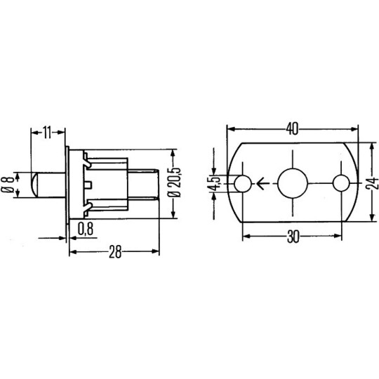 6ZF 005 686-067 - Ovikytkin 