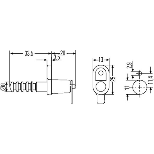 6ZF007 239-001 - Lüliti, Uksekontakt 