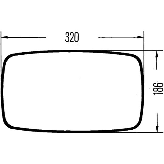 8SB 560 991-061 - Välipeegel 