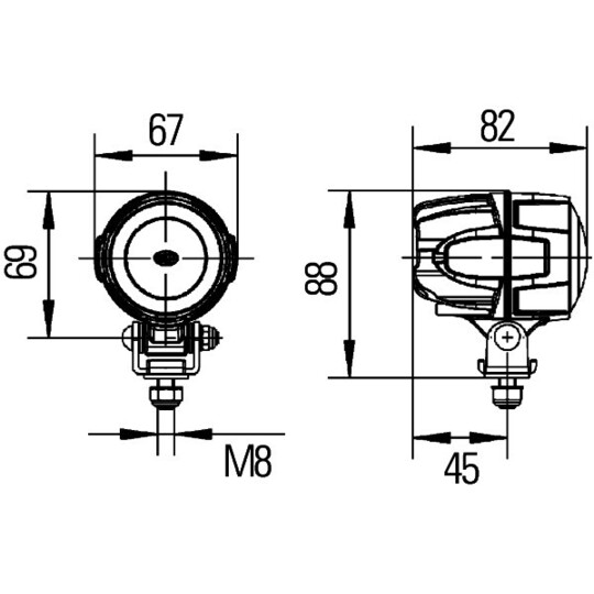 1G0 995 050-001 - Töövalgustus 