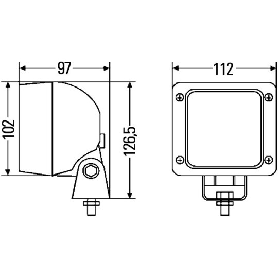 1GA 997 506-021 - Töövalgustus 