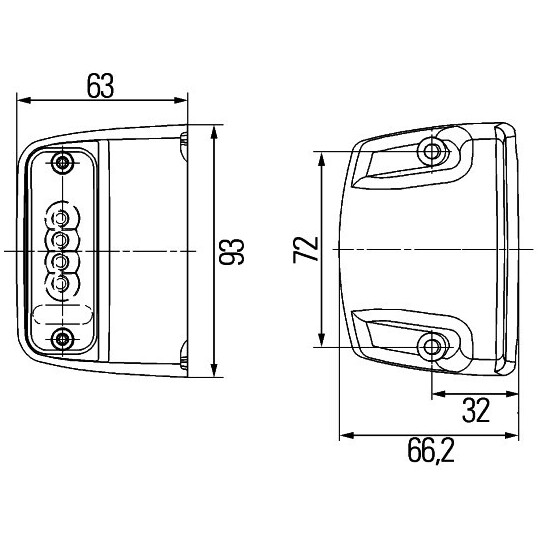 2KA 010 278-321 - Licence Plate Light 