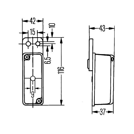 2XS005 020-077 - Marker Light 