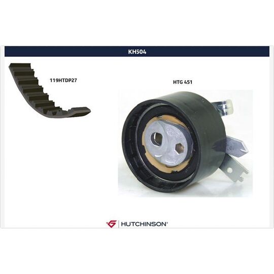 KH 504 - Timing Belt Set 