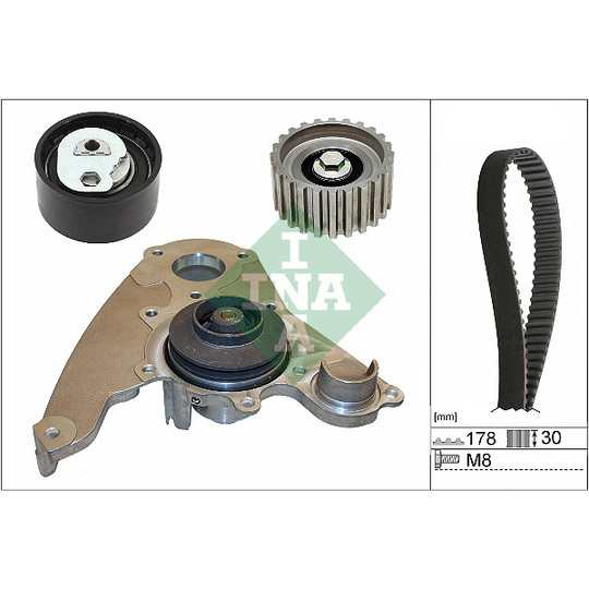 530 0232 30 - Water Pump & Timing Belt Set 