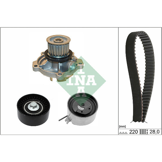 530 0456 30 - Water Pump & Timing Belt Set 