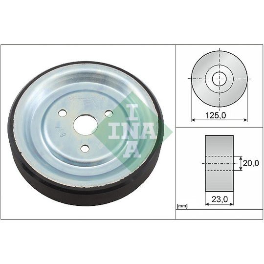 532 0912 10 - Deflection/Guide Pulley, v-belt 