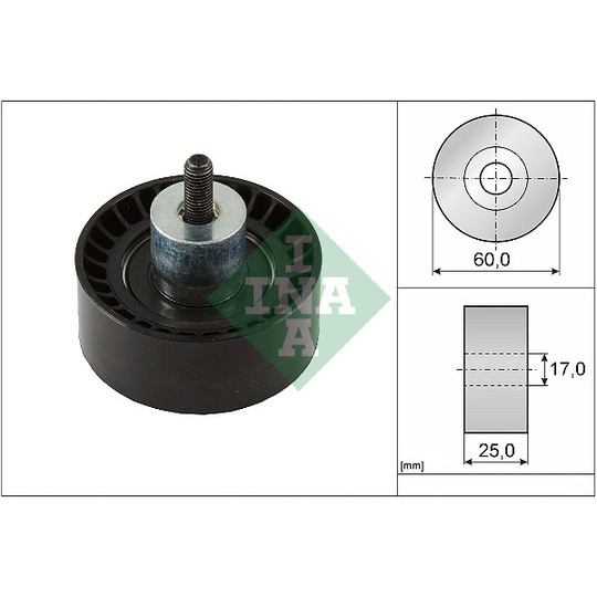 532 0997 10 - Deflection/Guide Pulley, timing belt 