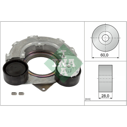 534 0707 10 - Belt Tensioner, V-ribbed belt 