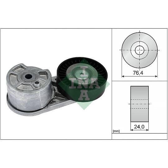 534 0727 10 - Belt Tensioner, V-ribbed belt 