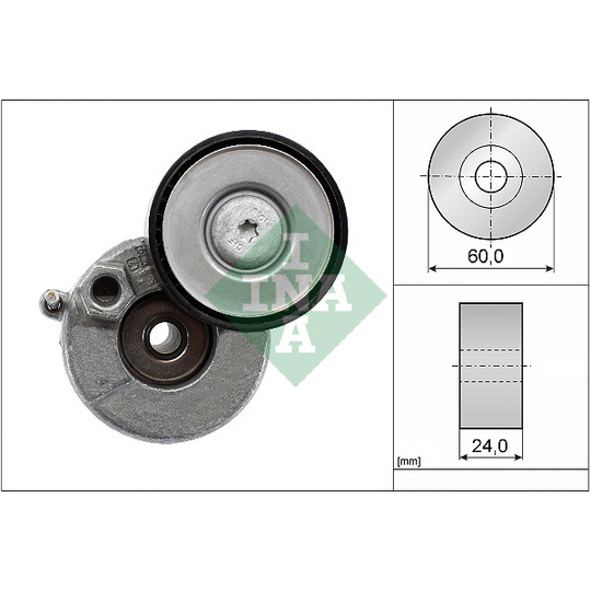 534 0728 10 - Belt Tensioner, V-ribbed belt 