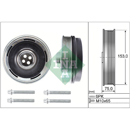 544 0169 20 - Belt Pulley Set, crankshaft 