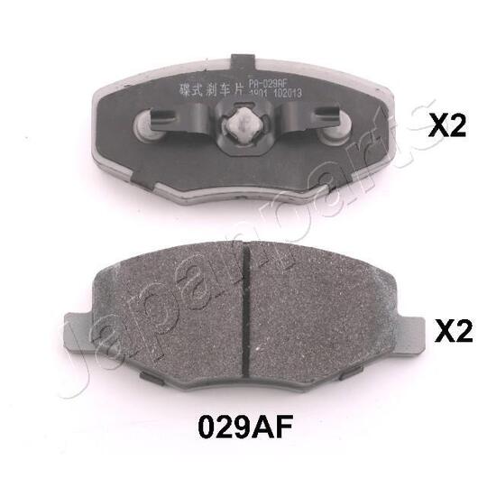 PA-029AF - Brake Pad Set, disc brake 