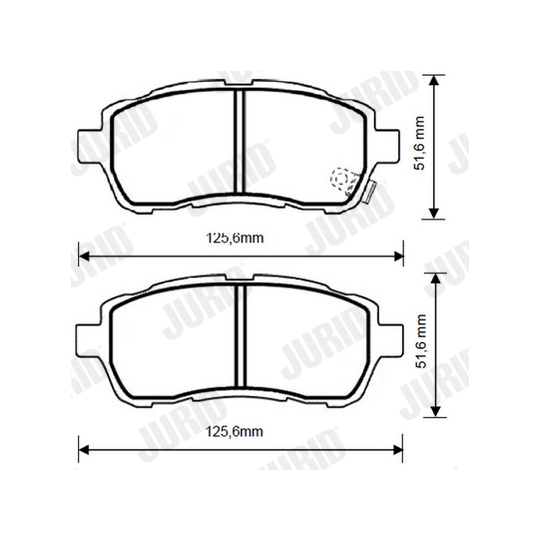 573249D - Brake Pad Set, disc brake 