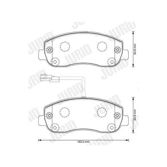 573357J - Brake Pad Set, disc brake 