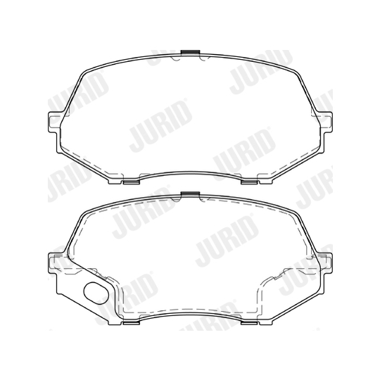 573662J - Brake Pad Set, disc brake 