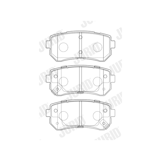 573757J - Brake Pad Set, disc brake 