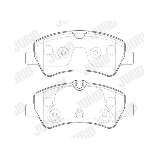 573836J - Brake Pad Set, disc brake 