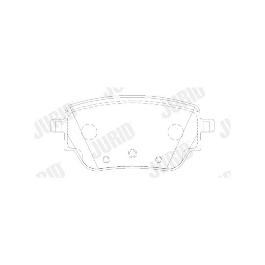 573886J - Brake Pad Set, disc brake 