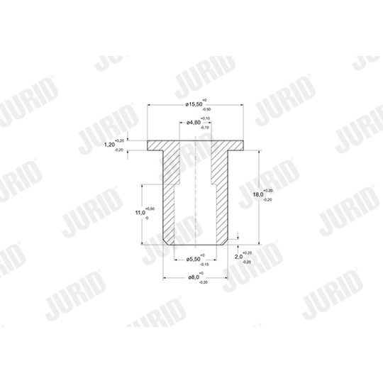 8162080002 - Rivet, drum brake lining 