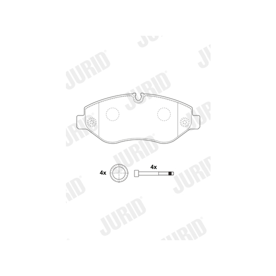 2919209560 - Brake Pad Set, disc brake 