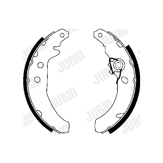 362300J - Brake Shoe Set 