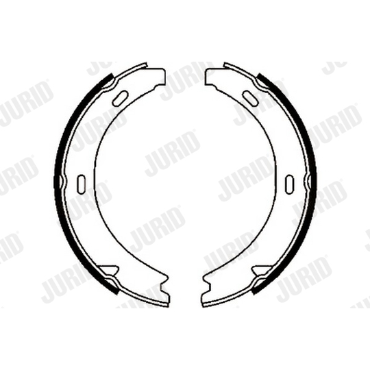 362374J - Brake Shoe Set, parking brake 