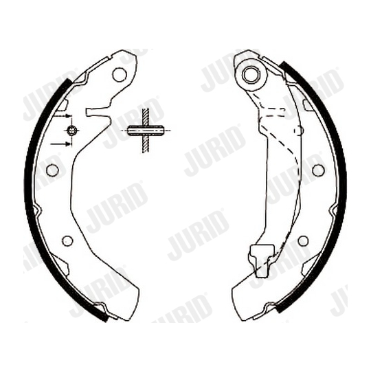 362394J - Brake Shoe Set 