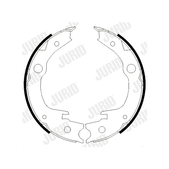 362450J - Brake Shoe Set, parking brake 