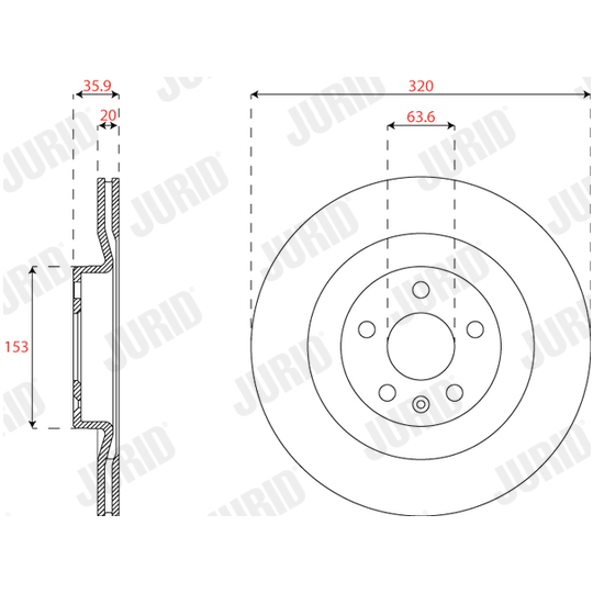 563288JC - Brake Disc 