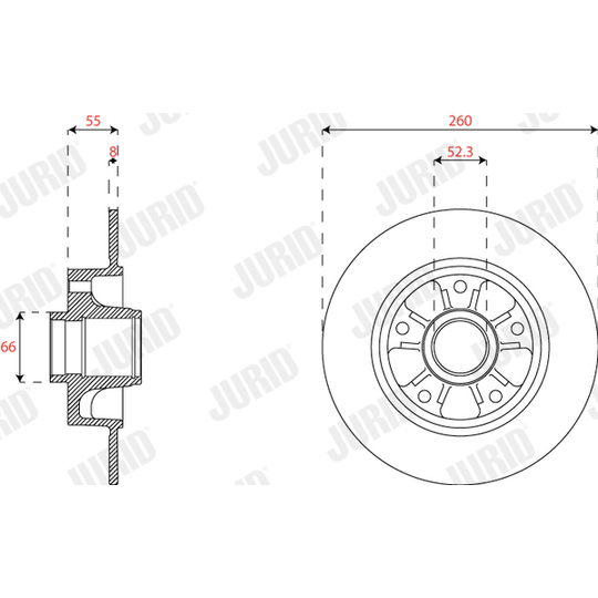 563289JC-1 - Brake Disc 