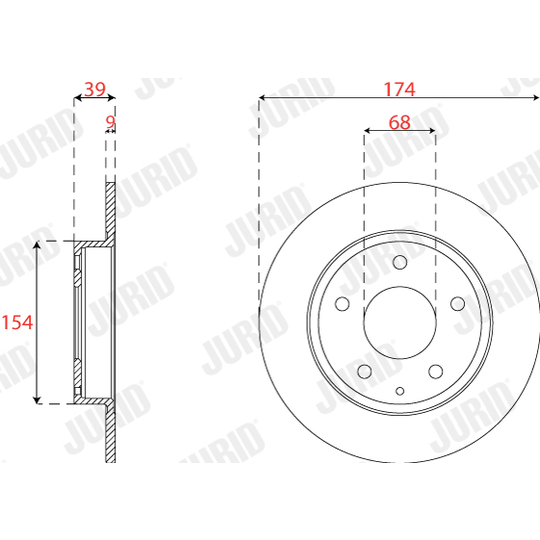 563286JC - Brake Disc 