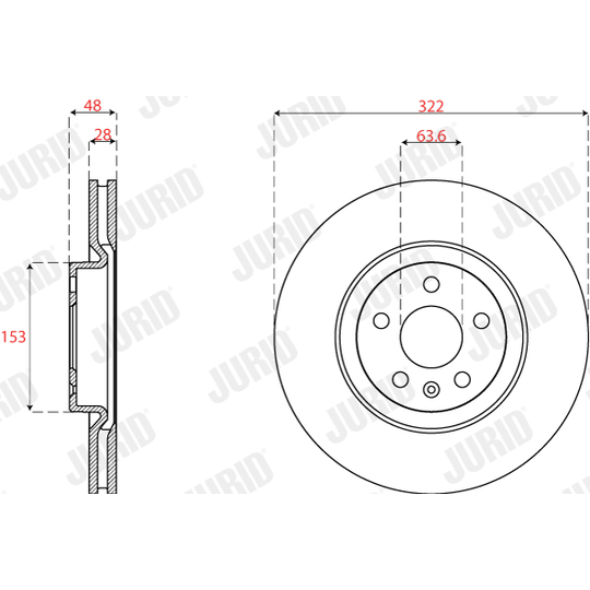 563257JC - Brake Disc 