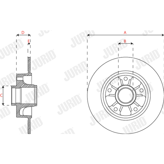 563289JC-1 - Brake Disc 