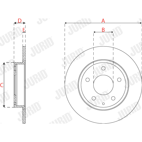 563286JC - Brake Disc 