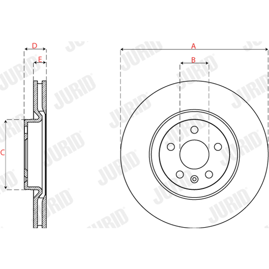 563257JC - Brake Disc 