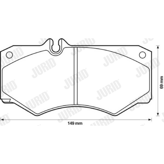 571272J - Brake Pad Set, disc brake 