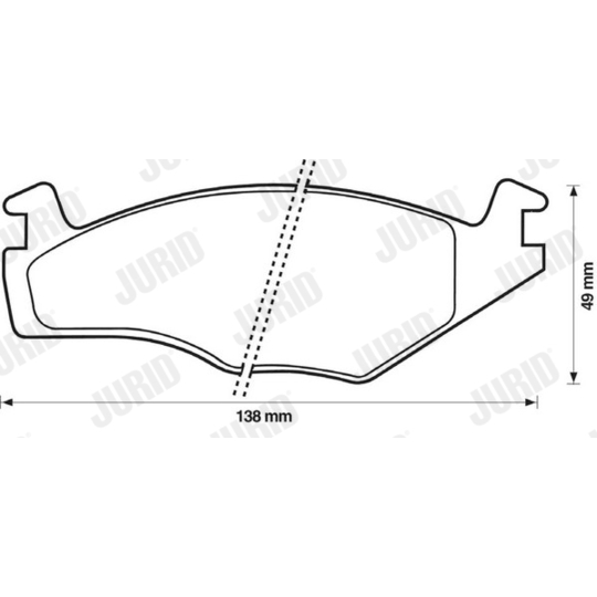 571316J - Brake Pad Set, disc brake 