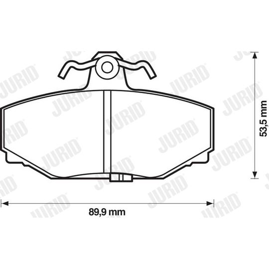 571418J - Brake Pad Set, disc brake 